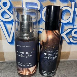 Midnight amber glow from bath and body works